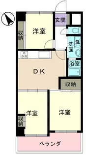 パレイシャル精華【3階】の間取り