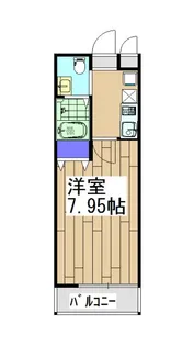 ディアネス西院【2階】の間取り