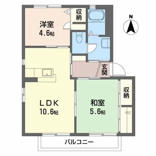 メゾン プチ【2階】の間取り