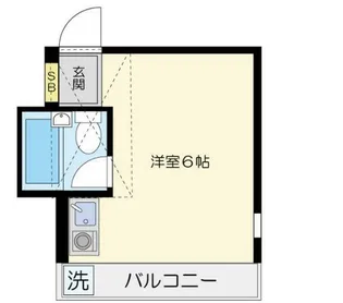 小金井マンション【1階】の間取り