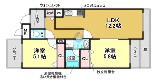 エアフォルク利倉東【1階】の間取り