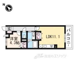 グランシエル【2階】の間取り