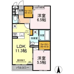 ビアンカ日吉III【2階】の間取り