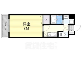 サヴォイザリバーテラス【6階】の間取り