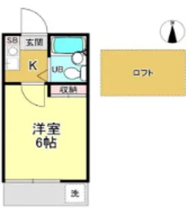 サクセス西台【2階】の間取り