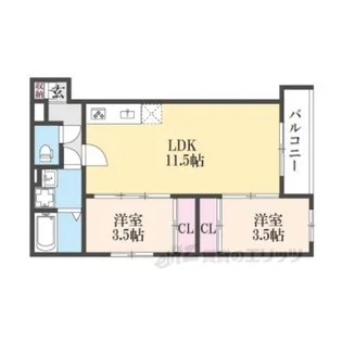 TIOALBA【3階】の間取り