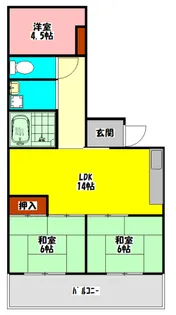アドバンス樋口【5階】の間取り