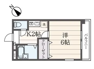 ハイツレインボー【2階】の間取り