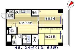 プリンス小石川【3階】の間取り