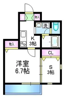 レジデンシア・パラ・ノブレ【2階】の間取り