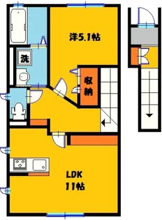 Rio平松【2階】の間取り
