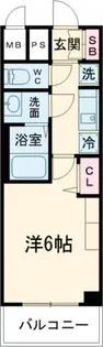プレサンス十条凛華【6階】の間取り