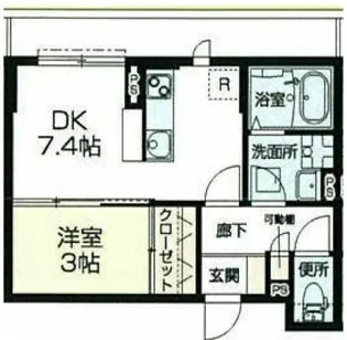シグネチャー藤が丘【3階】の間取り