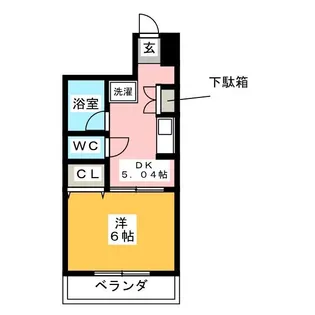 第2小高ビル【4階】の間取り
