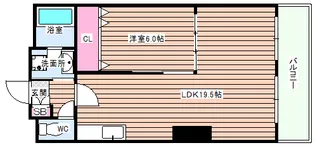 インペリアル堀川【5階】の間取り