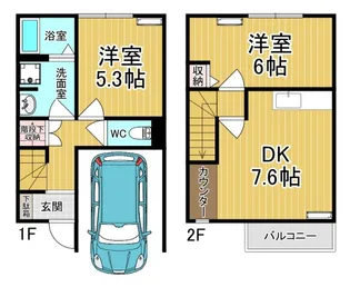 Gentry(ジェントリー)III番館の間取り