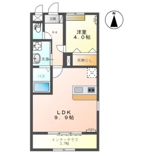 エレガンス(Elegance)【1階】の間取り