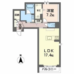 フェリシア【3階】の間取り