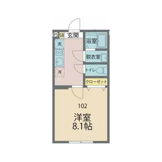カインドネス座間【1階】の間取り