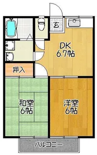 コーポサカイ【2階】の間取り