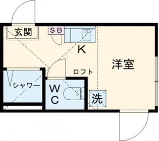 ルミナ池袋【2階】の間取り