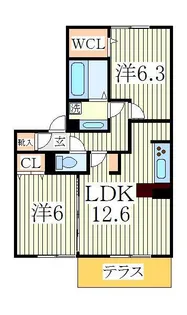 アルページュA【1階】の間取り