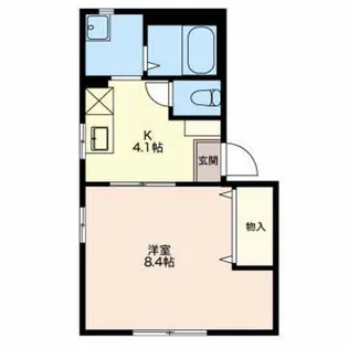ハイツピースフル【1階】の間取り