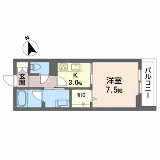 リオリエント芝田【2階】の間取り