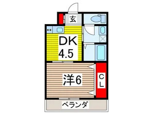 第11秋葉ビル【1階】の間取り