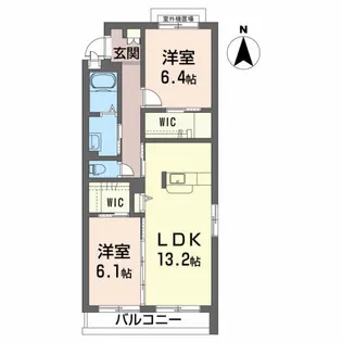 MAISON・MAST売市B【1階】の間取り