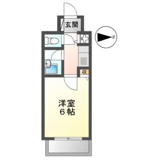ロマネスク松原【4階】の間取り