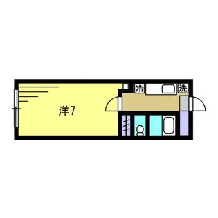 コーポ大信【1階】の間取り
