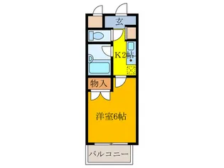 メゾン和泉【1階】の間取り
