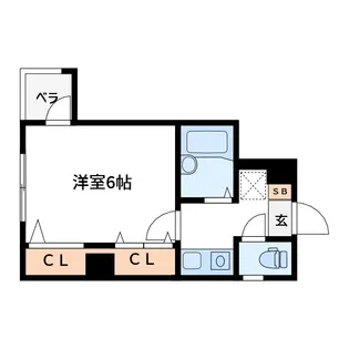 伸栄ビル【5階】の間取り