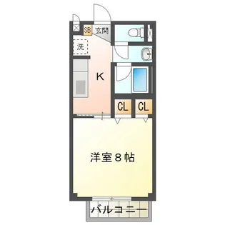 グリーンガーデン【2階】の間取り