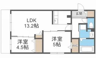 ジョイナス末広【3階】の間取り