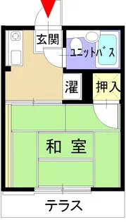 メゾンバウアー【1階】の間取り