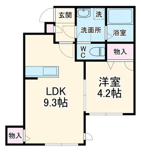 ラポール【1階】の間取り