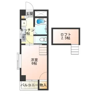 ファニーハースト【3階】の間取り