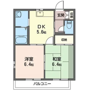サンハイツ港南【2階】の間取り