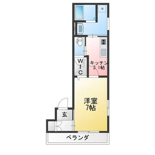 アレセイア【2階】の間取り