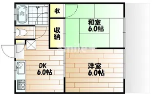 西崎アパート【1階】の間取り