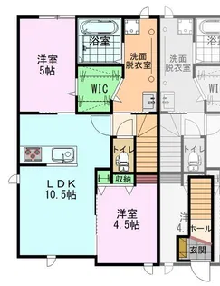 コリーヌラルジュ【2階】の間取り