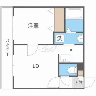 サンコート天神山【1階】の間取り