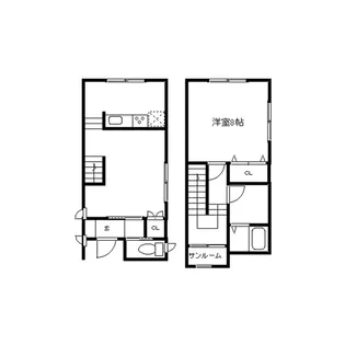 D’sスクエア【1階】の間取り