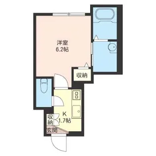 ジェルブロワ512【1階】の間取り