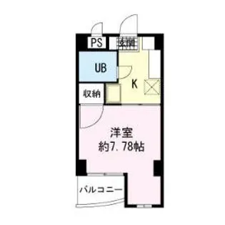 若文ビル【2階】の間取り