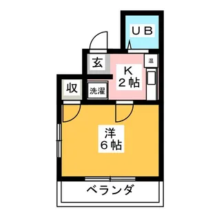 パレスプレサス7th【4階】の間取り