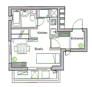 シティハウス西馬込【3階】の間取り