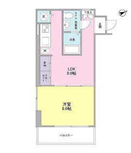 ブリックプレイス【2階】の間取り